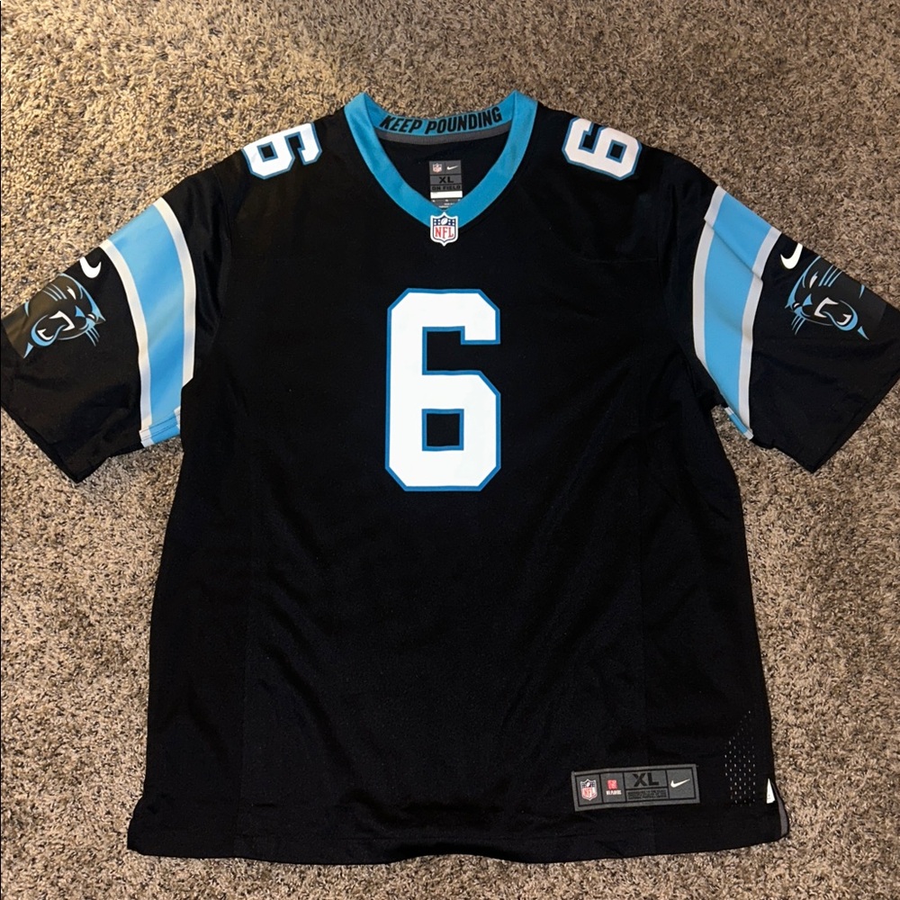 Men’s Nike Miles Sanders Carolina Panthers Jersey Size XL